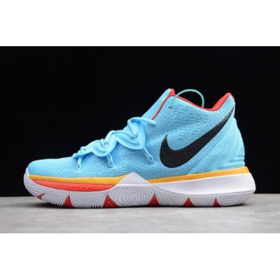 Nike Erkek Kyrie 5 Ep Sky Mavi / Turuncu Kırmızı Basketbol Ayakkabısı Türkiye - 0WS7XC6H